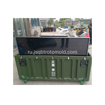 Изготовленный на заказ футляр для полета телевизора с противоударной губкой